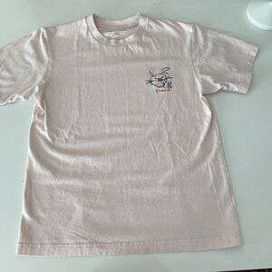 Uniqlo x HARUKA AYASE colab T Shirt Size XS “Peace For All” Light Pink Unisex